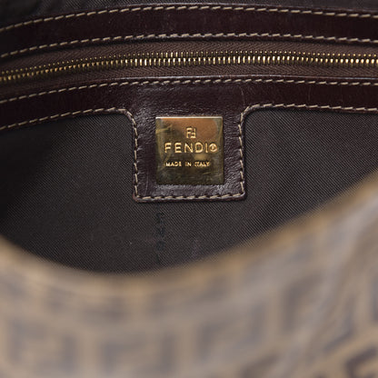 Fendi Vinyl Zucchino Baguette Tobacco 6 of 9