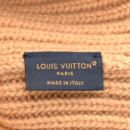 Louis Vuitton Wool Monogram LV Headline Beanie Hat Camel 5 of 5