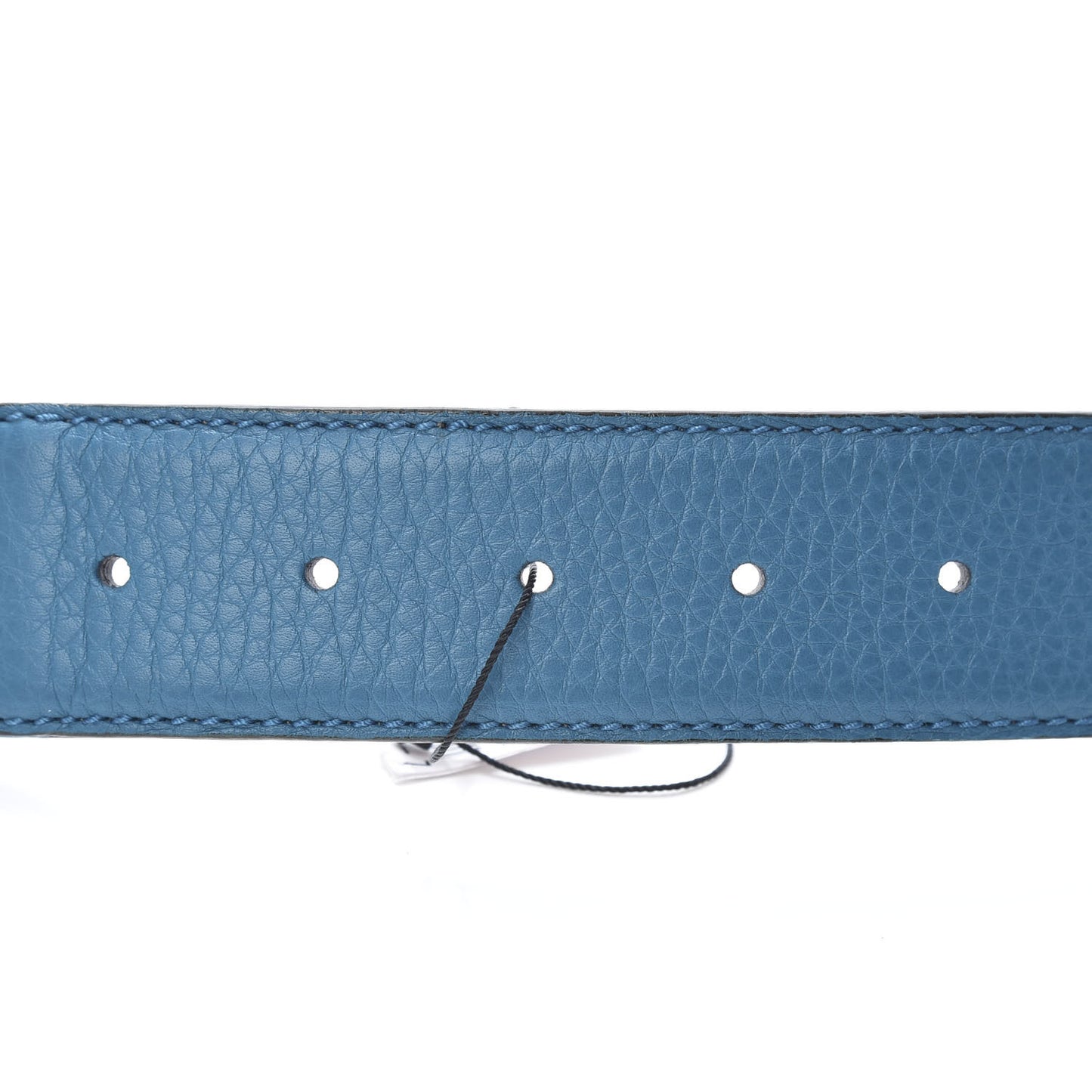 Calfskin Canvas Web Interlocking G Belt 90 36 Light Blue