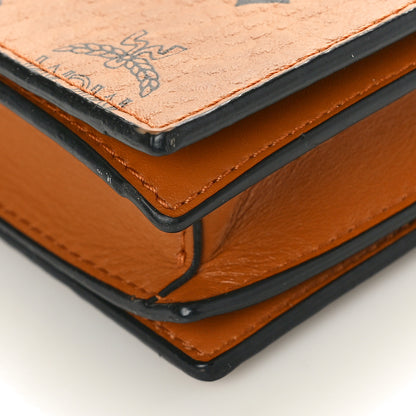 MCM Visetos Wallet on Chain Bag Cognac 9 of 9