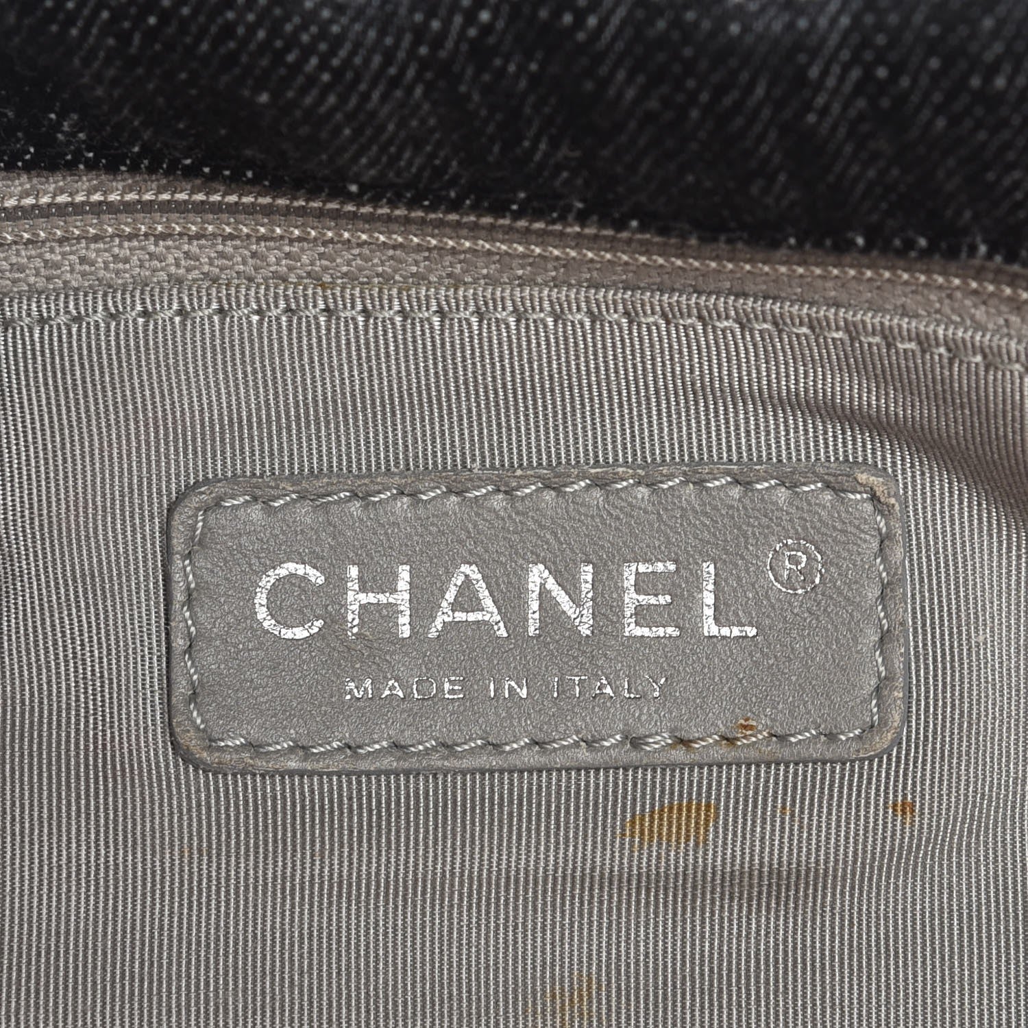 Chanel Denim Quilted Stretch Spirit Messenger Bag 6 of 13