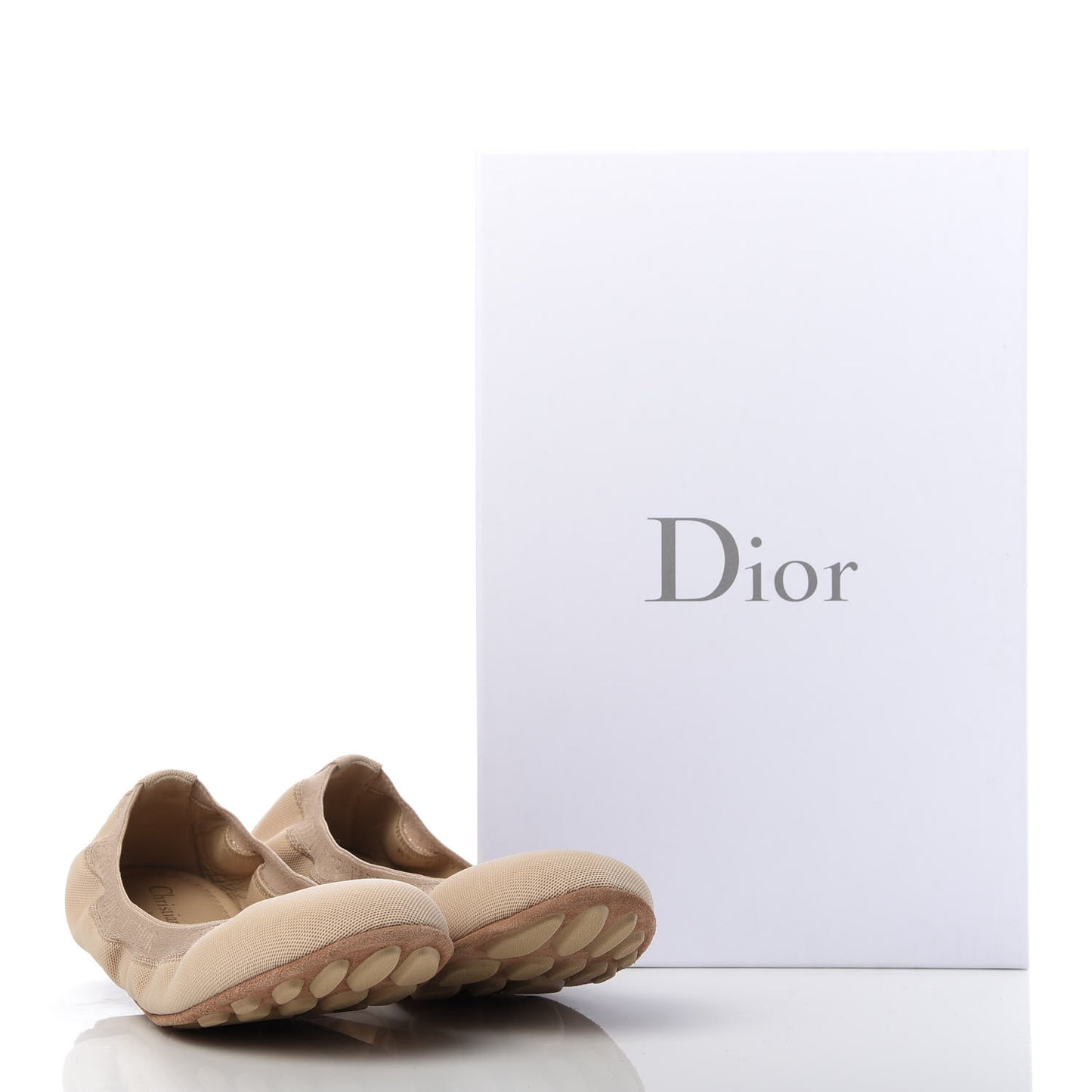 Micro Resille Academy Ballerina Flats 38 Nude