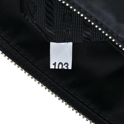 Prada Tessuto Nylon Bow Tote Black 7 of 9