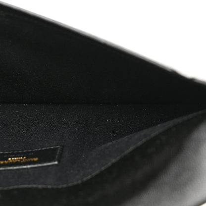 Saint Laurent Grain De Poudre Uptown Pouch Black 5 of 10