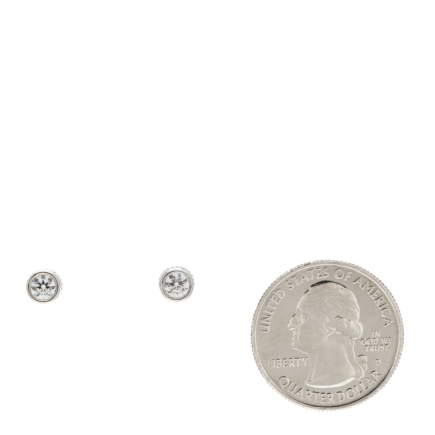 Platinum Diamond .50ctw Elsa Peretti Diamonds By The Yard Earrings