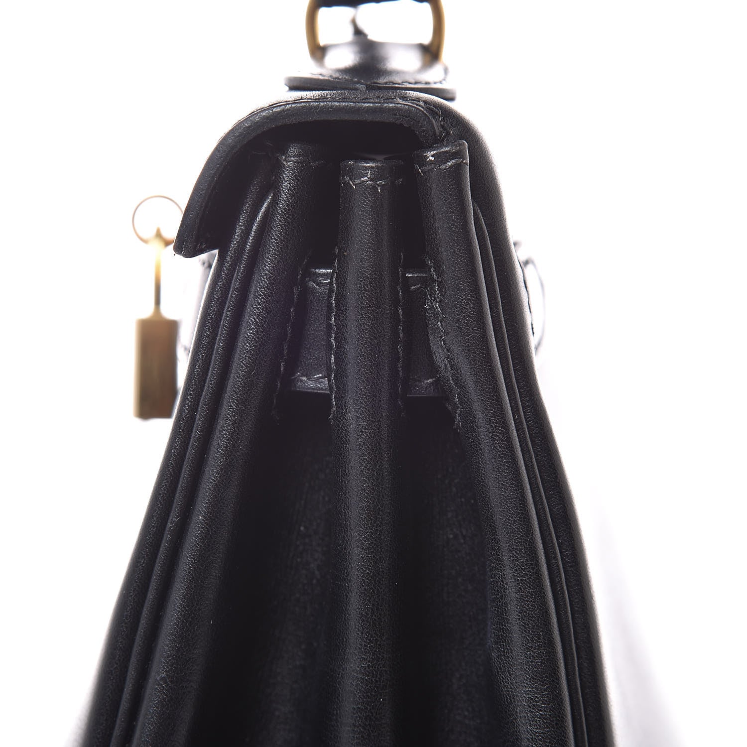 Hermes Box Kelly Retourne 28 Black 16 of 34