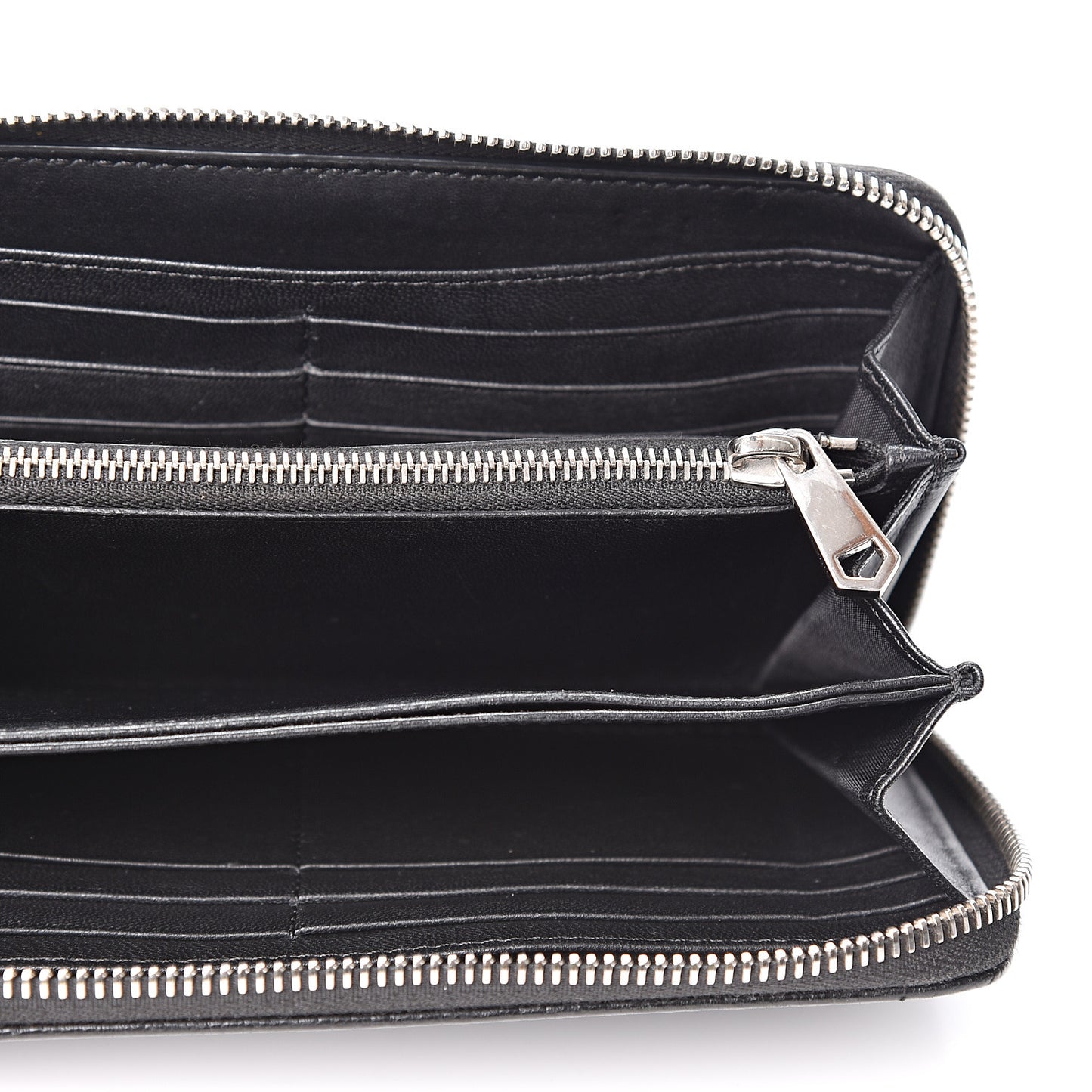 Sugar Goatskin Pandora Zip Around Wallet Black