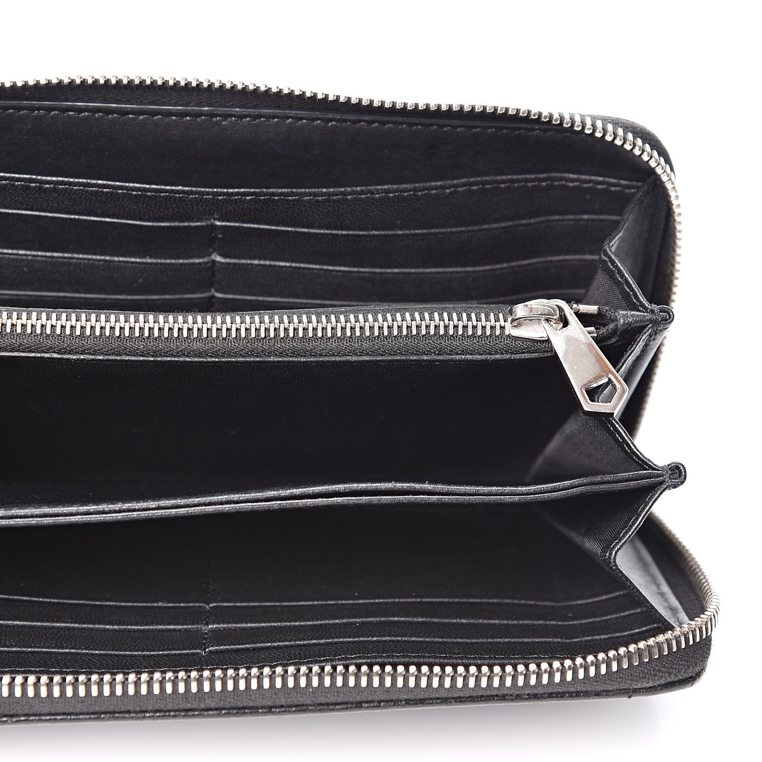 Givenchy Sugar Goatskin Pandora Zip Around Wallet Black 4 of 9