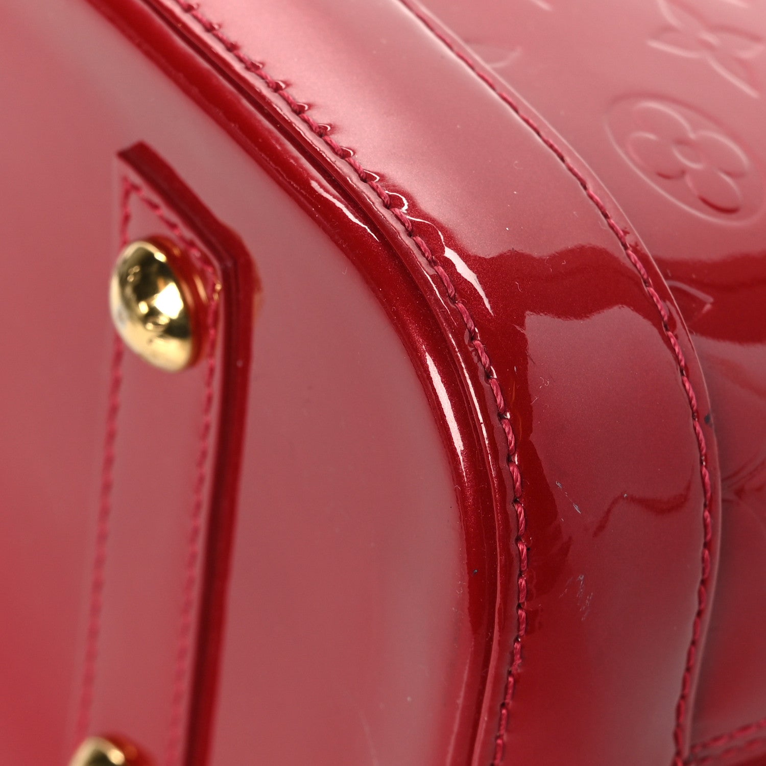Louis Vuitton Vernis Alma PM Pomme D'Amour 10 of 10