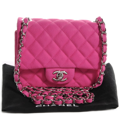 Chanel Iridescent Caviar Quilted Mini Square Flap Pink 3 of 8