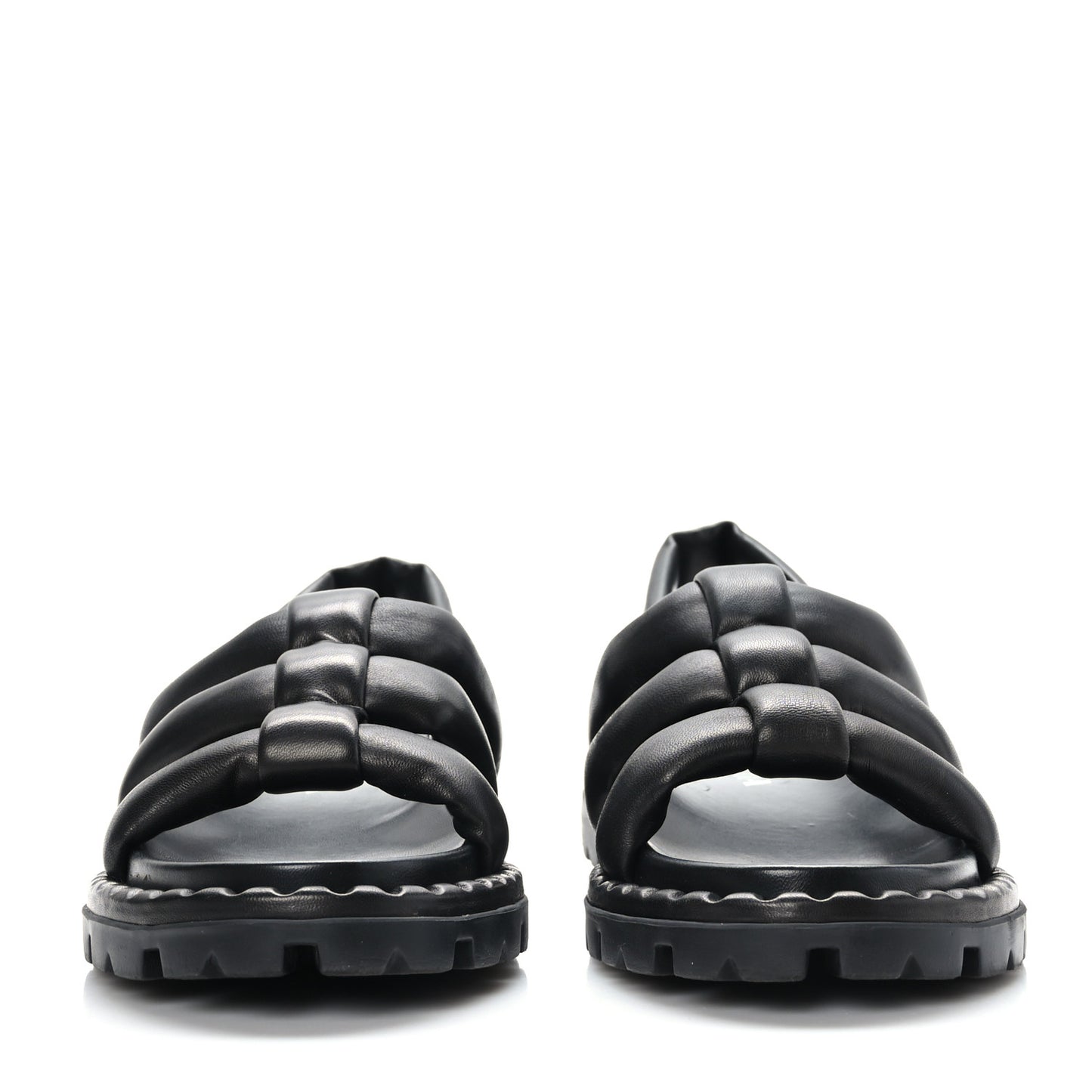 Nappa Padded Blow 20mm Slingback Sandals 39 Black