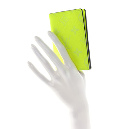 Louis Vuitton Taigarama Pocket Organizer Neon Yellow 2 of 7