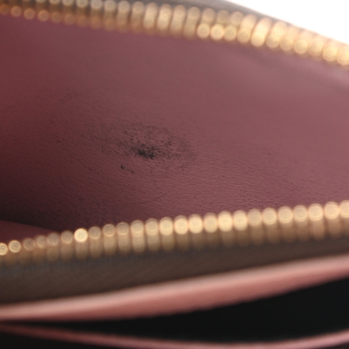Damier Ebene Rosalie Coin Purse Rose Ballerine