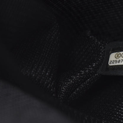 Chanel Calfskin Quilted XXL Travel Flap Bag Black 7 of 10