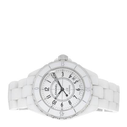 Chanel Stainless Steel Ceramic 38mm J12 Automatic Watch White 2 of 5