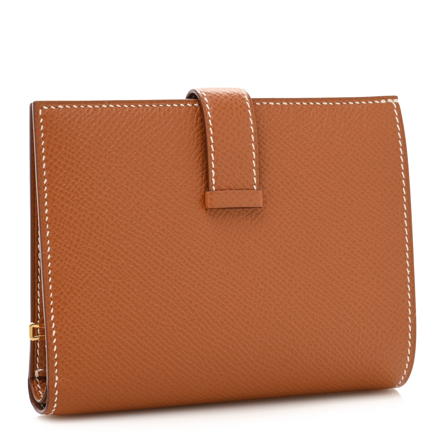 Hermes Epsom Bearn Compact Wallet Gold 3 of 8