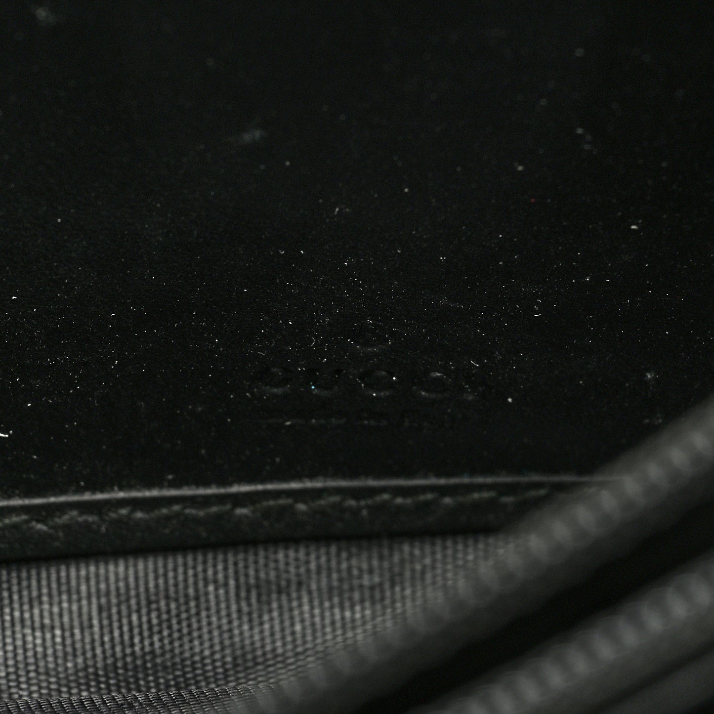 Guccissima Avel Continental Flap Wallet Black