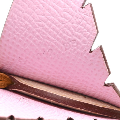 Hermes Ostrich Epsom Swift Birdy Bag Charm Mauve Sylvestre 4 of 5