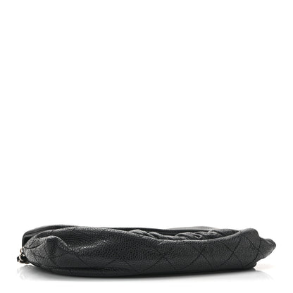 Chanel Caviar Half Moon Wallet On Chain WOC Black 4 of 14