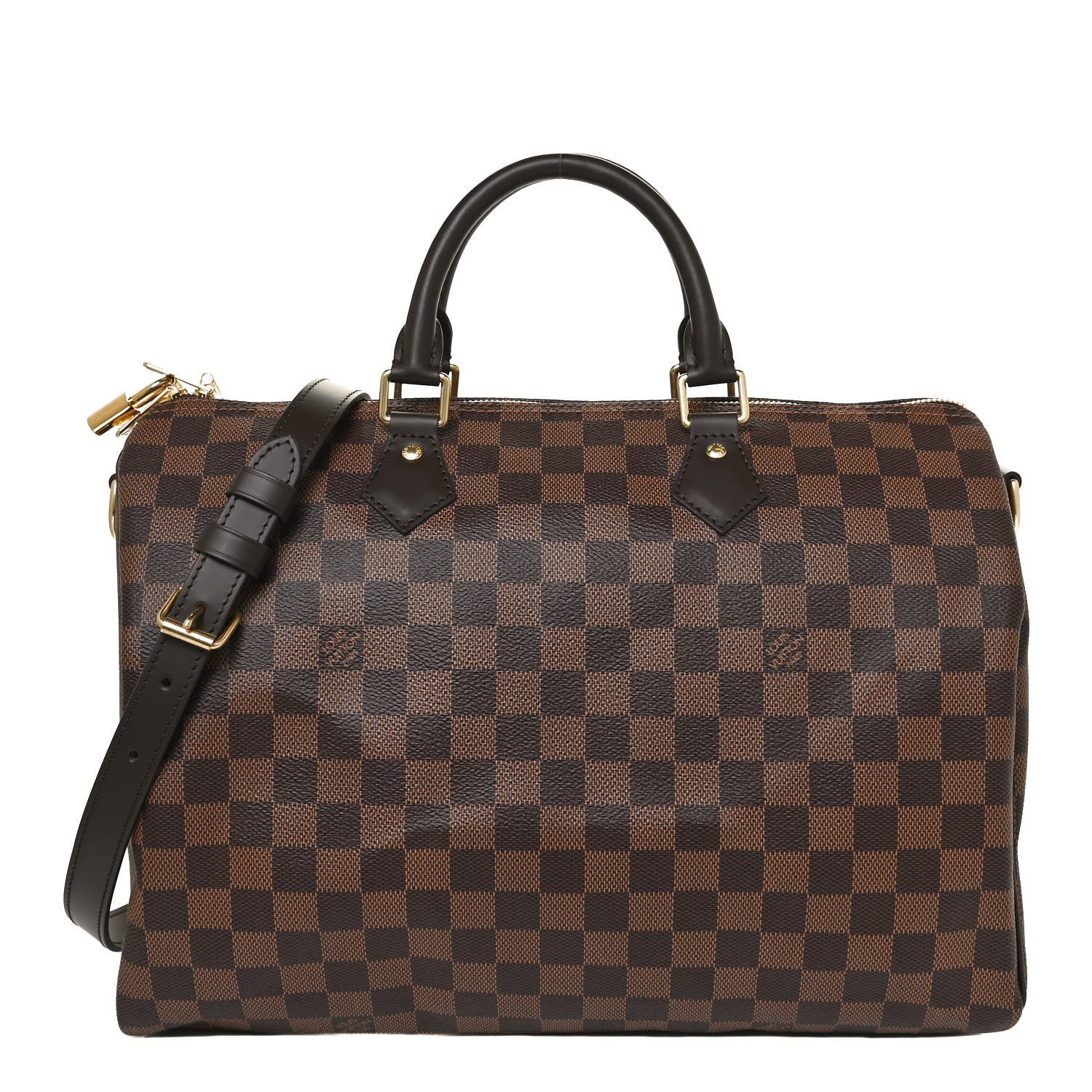 Louis Vuitton Damier Ebene Speedy Bandouliere 35 1 of 10