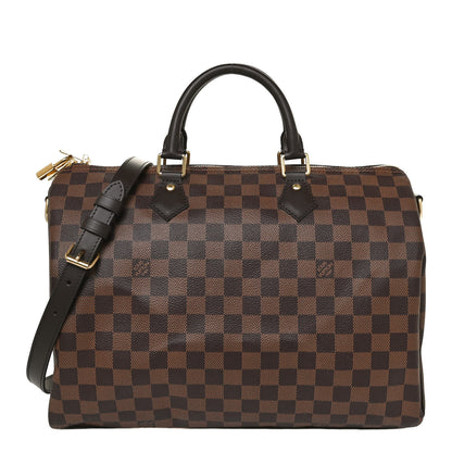 Louis Vuitton Damier Ebene Speedy Bandouliere 35 1 of 10