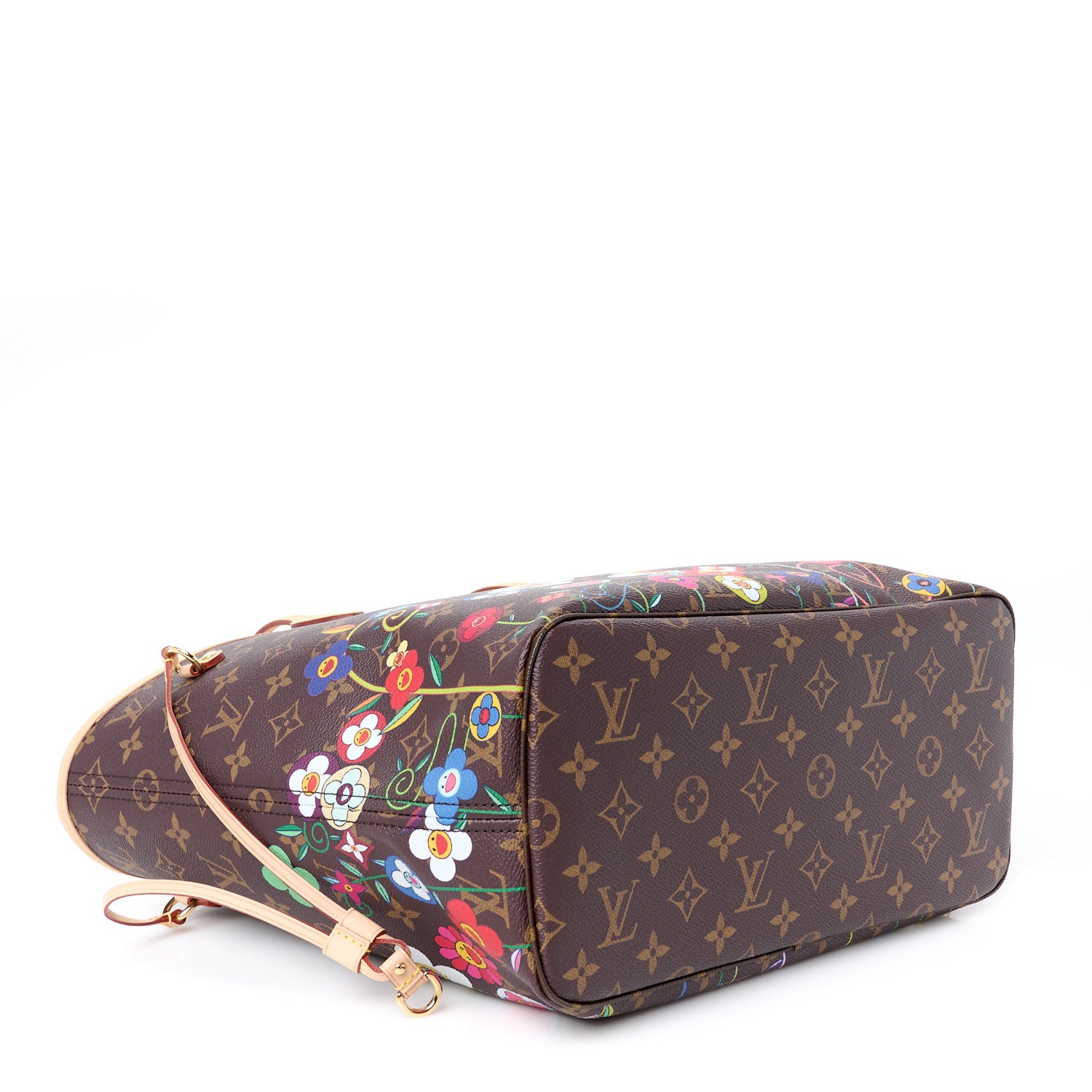 Louis Vuitton LV X TM Monogram Flowers Neverfull MM 5 of 12