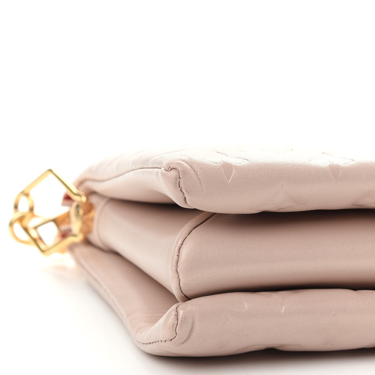 Louis Vuitton Lambskin Embossed Monogram Fall In Love Coussin PM Dragée Light Pink 7 of 8