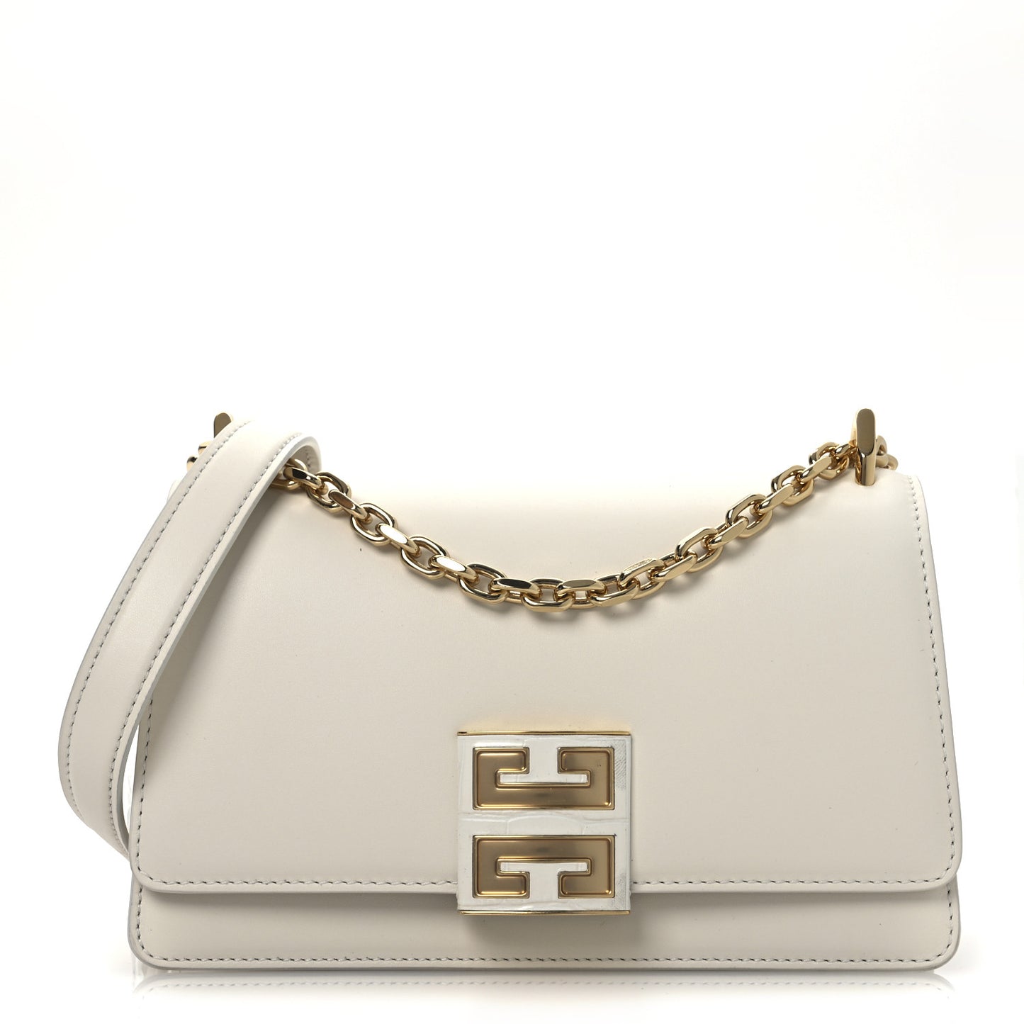 Calfskin Small 4G Sliding Chain Bag Ivory