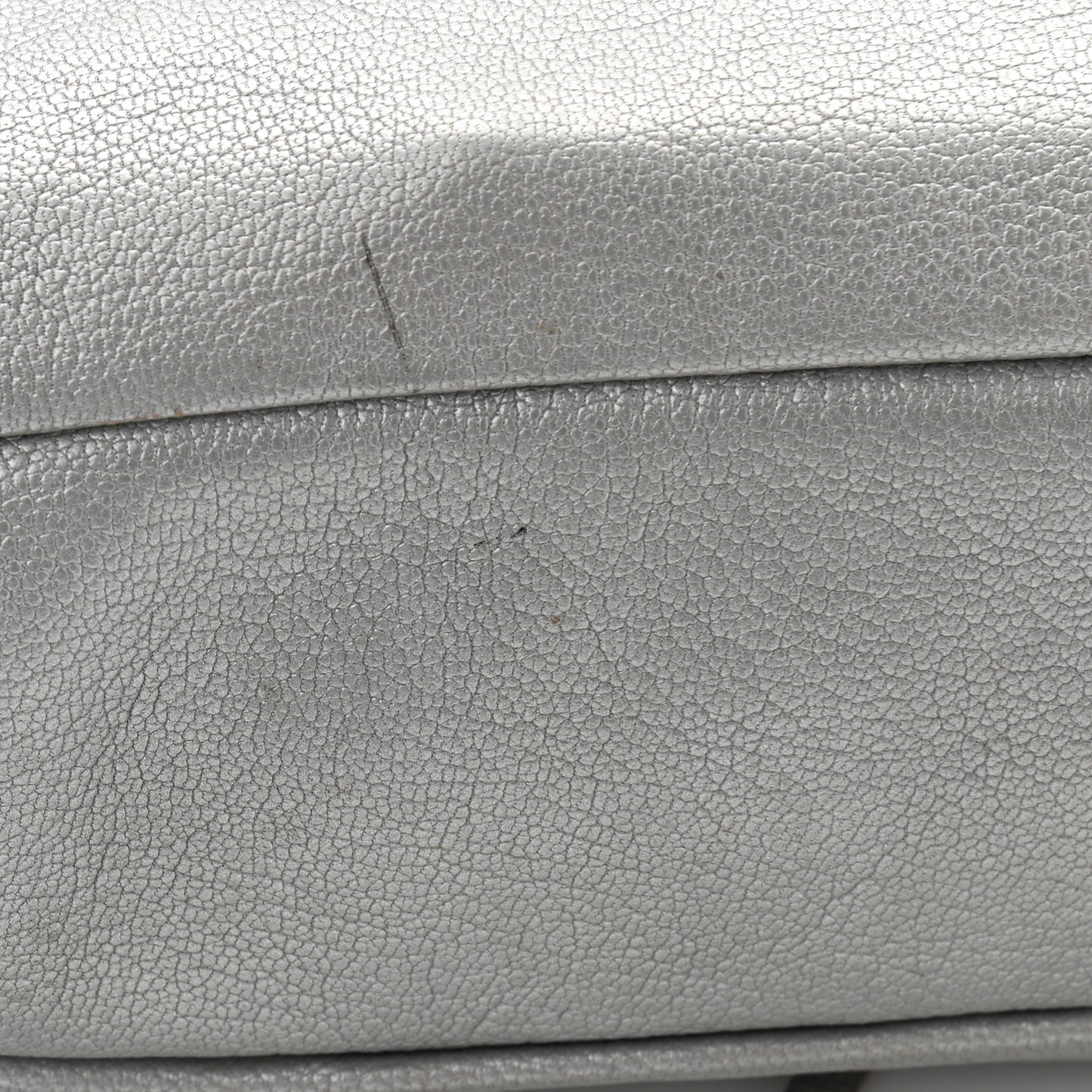 Pearlescent Goatskin Classic Palladium Hardware First Gris Gris Light