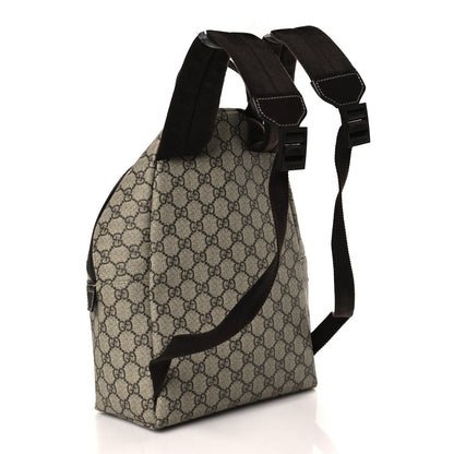 Gucci GG Supreme Monogram Margaux Calfskin Childrens Day Backpack Beige Ebony Cocoa Dark Chocolate 3 of 9