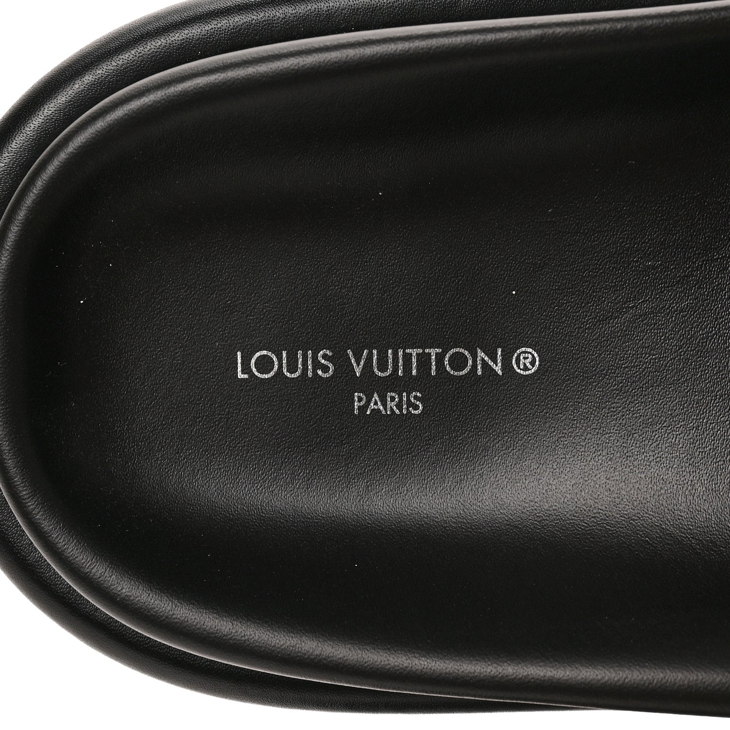 Nylon Monogram Womens Pool Pillow Comfort Mules 39 Black