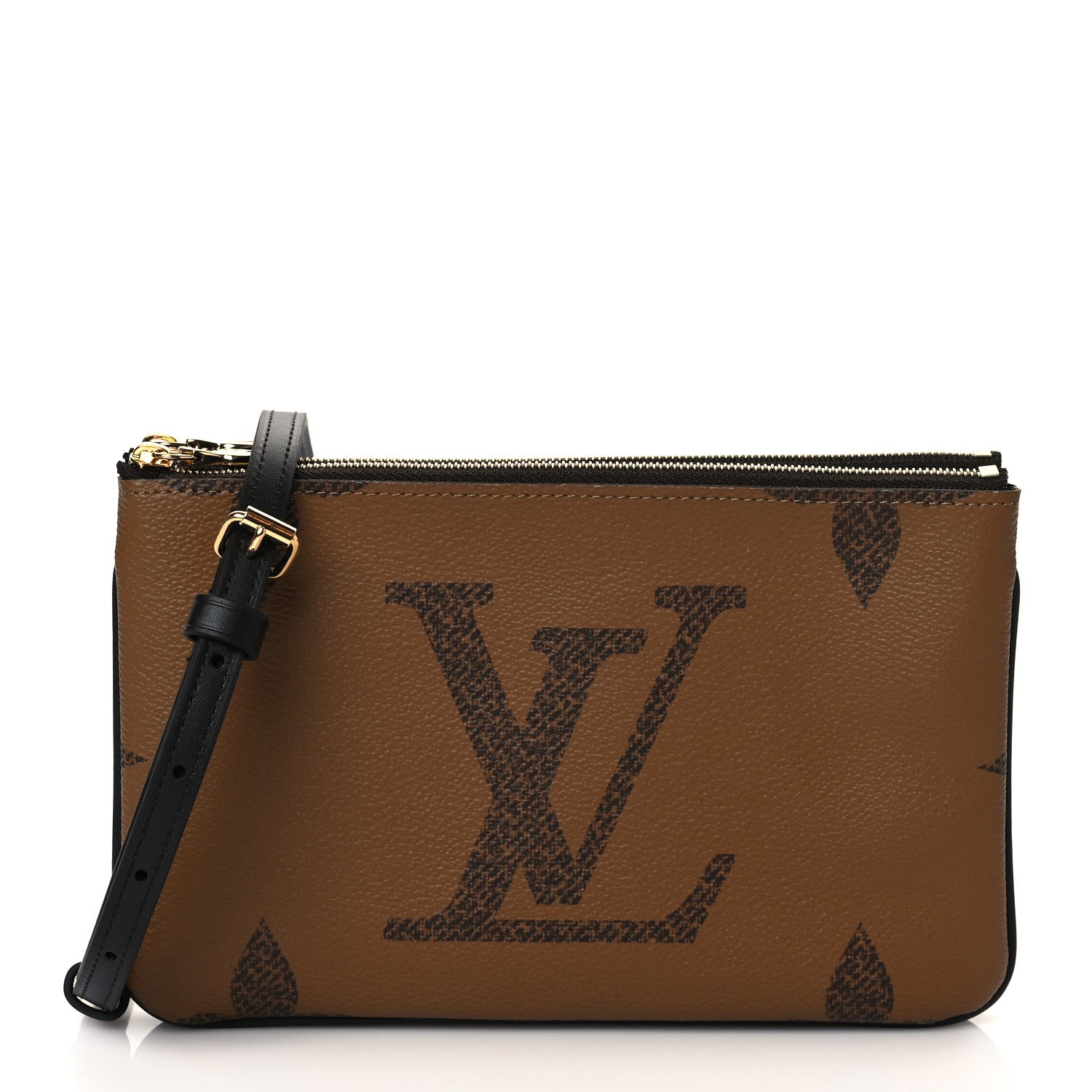 Louis Vuitton Reverse Monogram Giant Double Zip Pochette 1 of 11