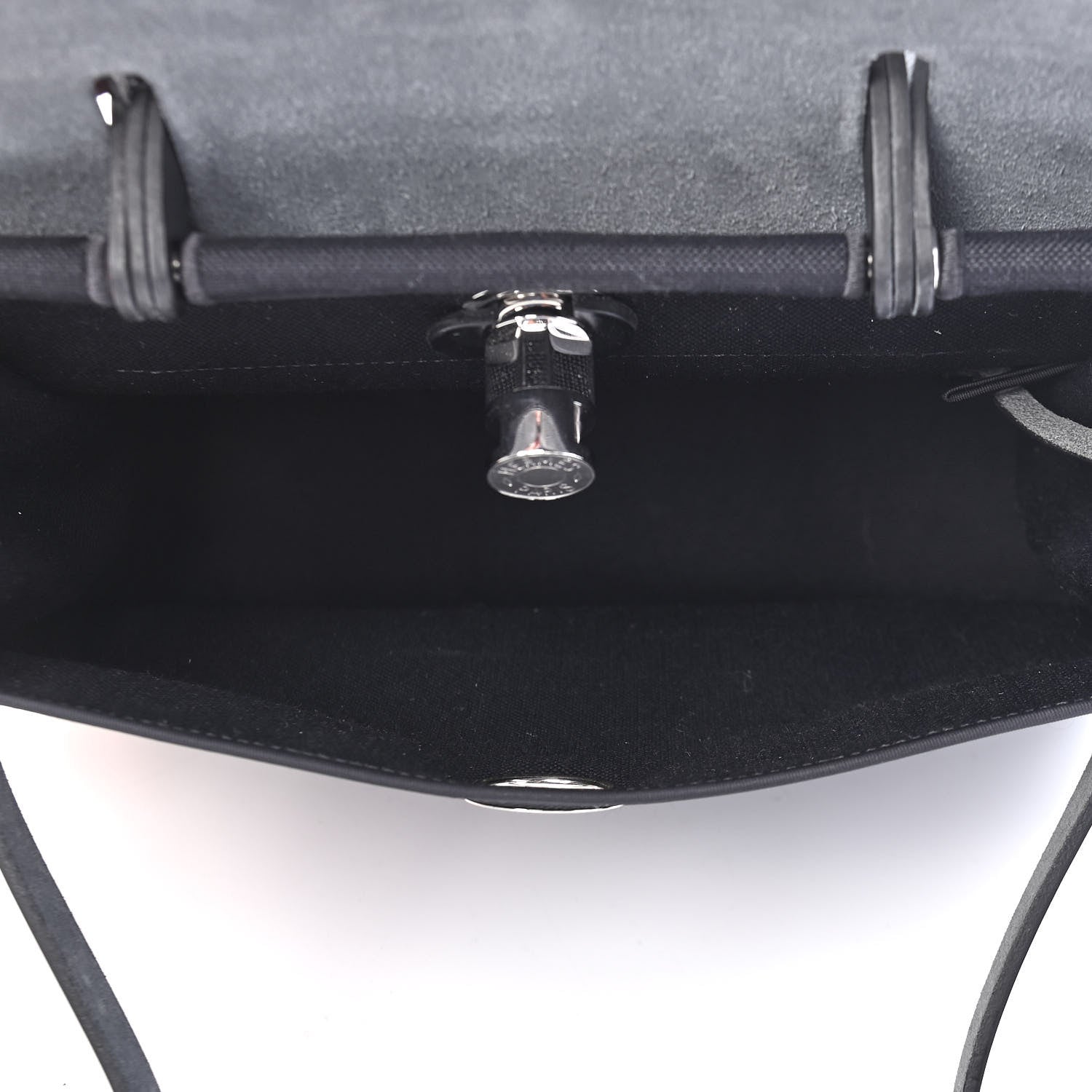 Hermes Toile Vache Hunter Herbag Zip PM 31 Black 4 of 9