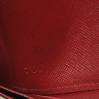 Prada Saffiano Zip Around Wallet Red 9 of 9