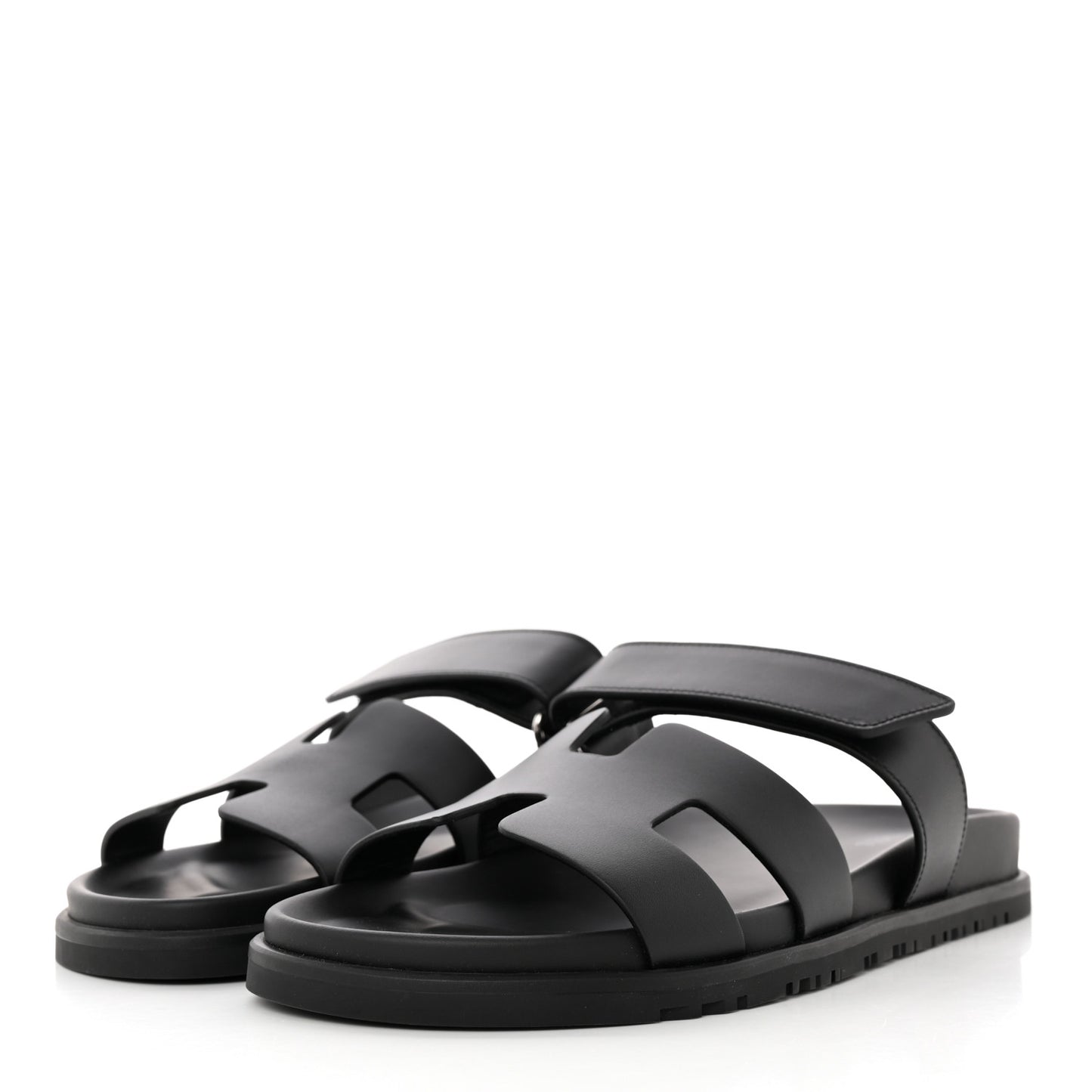 Calfskin Womens Chypre Sandals 40 Black