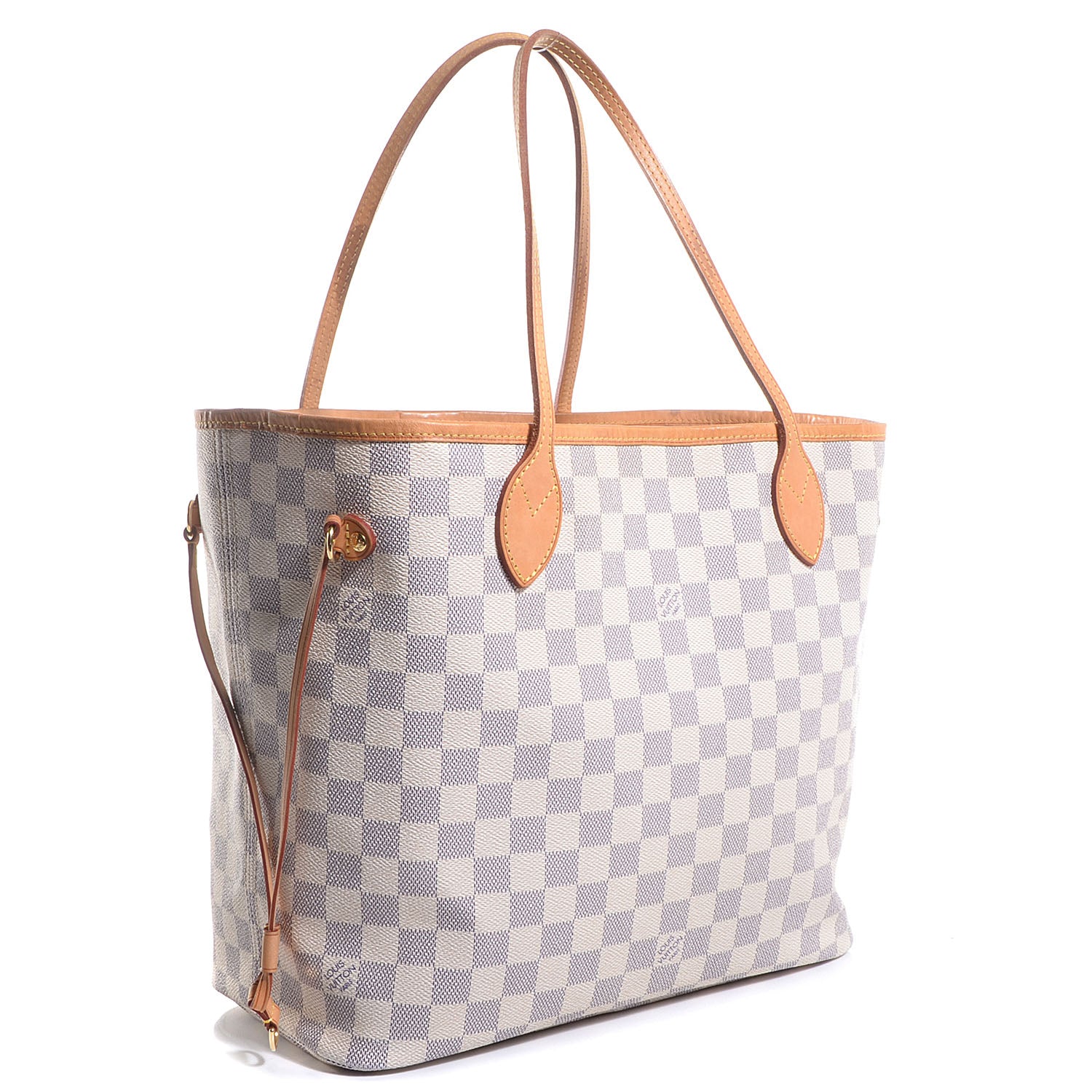 Louis Vuitton Damier Azur Neverfull MM 3 of 7