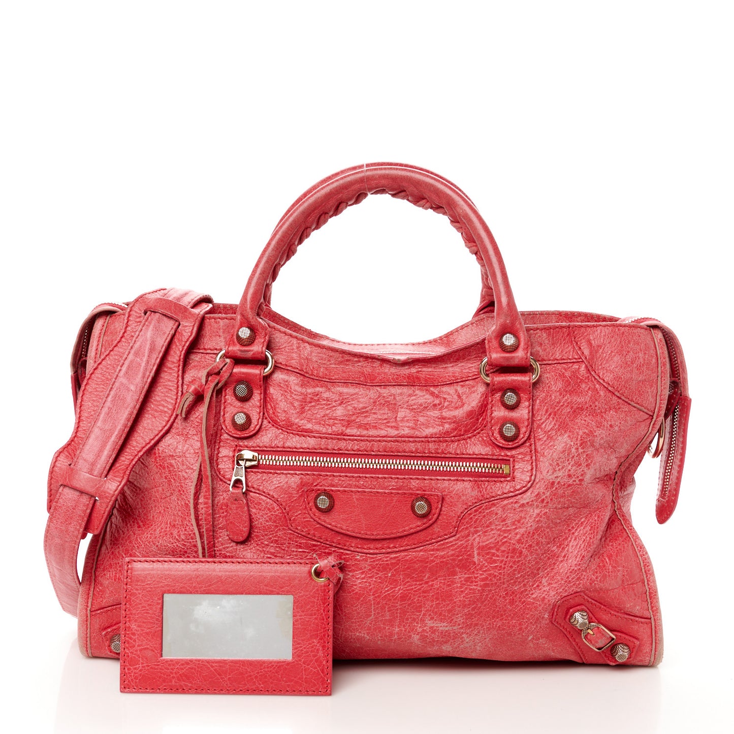 Agneau Giant 12 Rose Gold Hardware City Rose Thulian