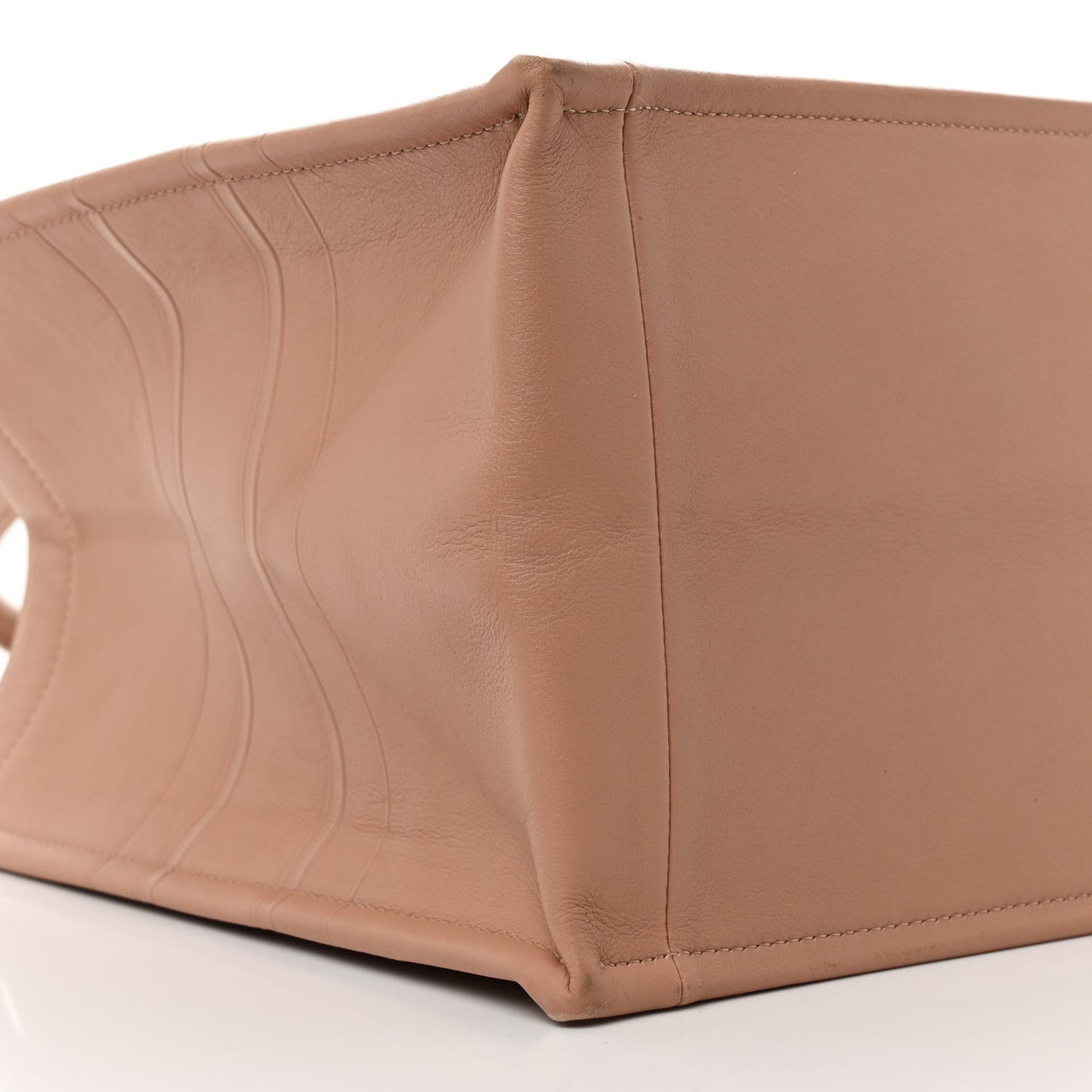 Calfskin Embossed Medium Book Tote Rose de Vents