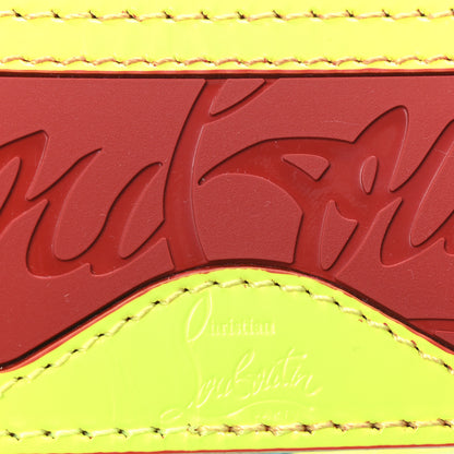 Christian Louboutin Patent Mini North South Cabata Tote Fluo Yellow 6 of 9