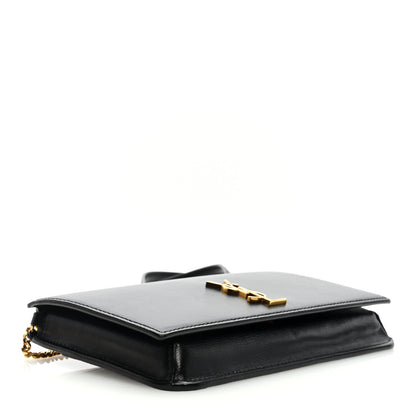 Saint Laurent Smooth Calfskin Monogram Phone Holder Crossbody Black 4 of 8