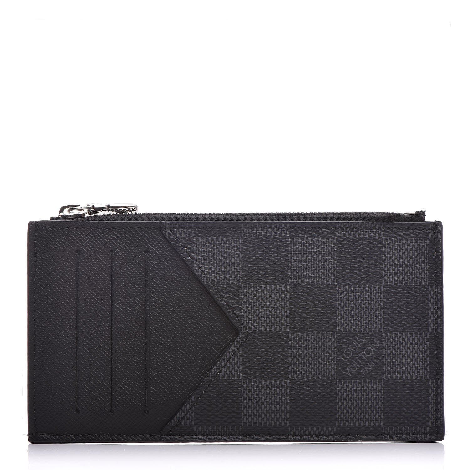 Louis Vuitton Damier Graphite Coin Card Holder 1 of 9