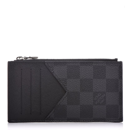 Louis Vuitton Damier Graphite Coin Card Holder 1 of 9