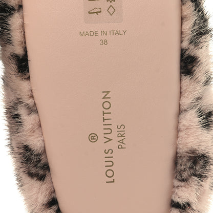 Louis Vuitton Mink Fur Dreamy Flat Loafer 38 Pink 7 of 8