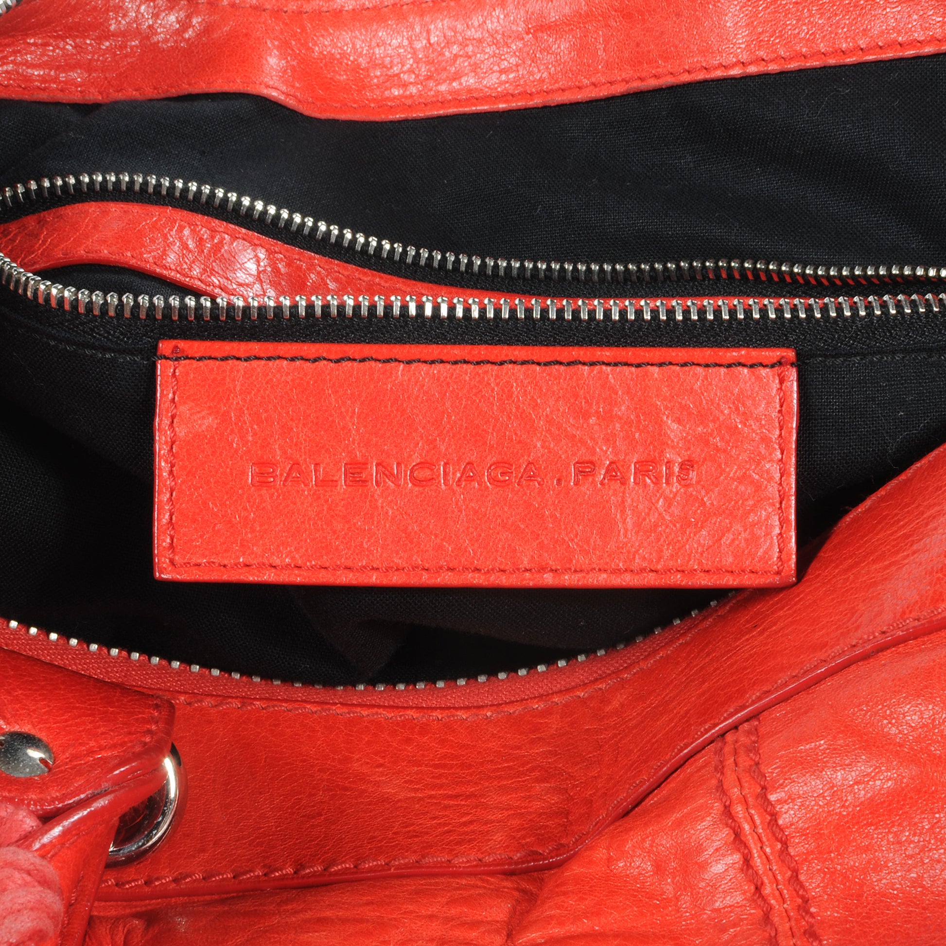 Balenciaga Agneau Giant 21 Silver Hardware Work Vermillion 6 of 9