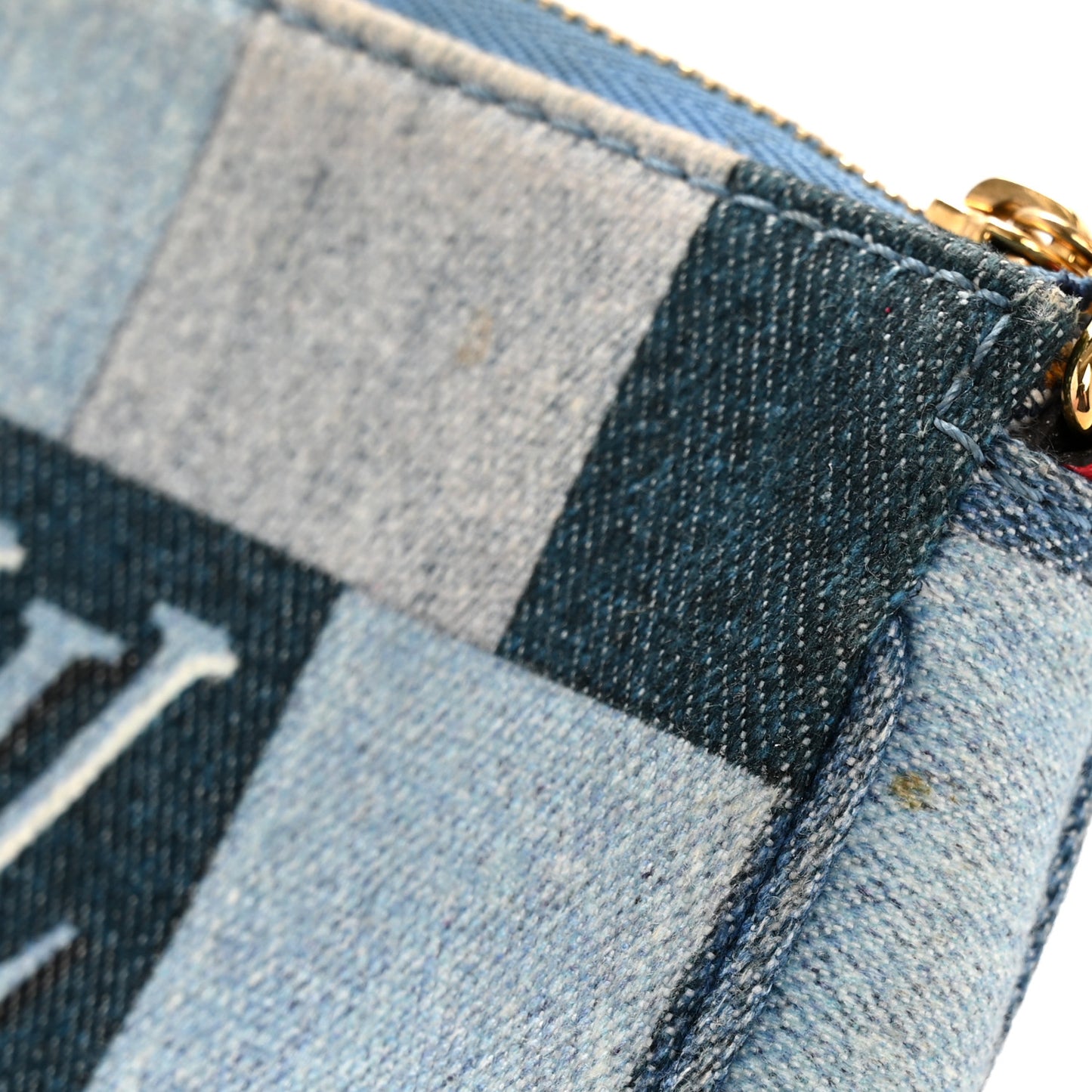 Denim Multi Pochette Accessories Mini Pochette