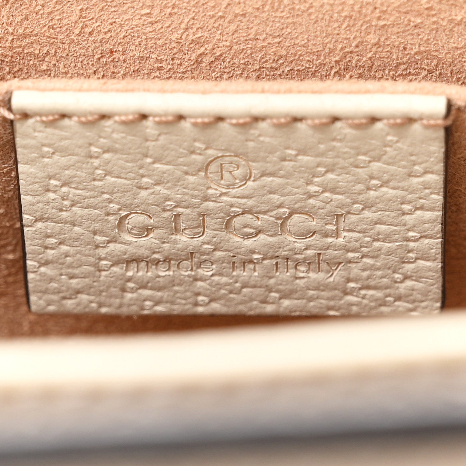 Gucci Textured Calfskin Web Small Ophidia Chain Shoulder Bag Mystic White 6 of 10