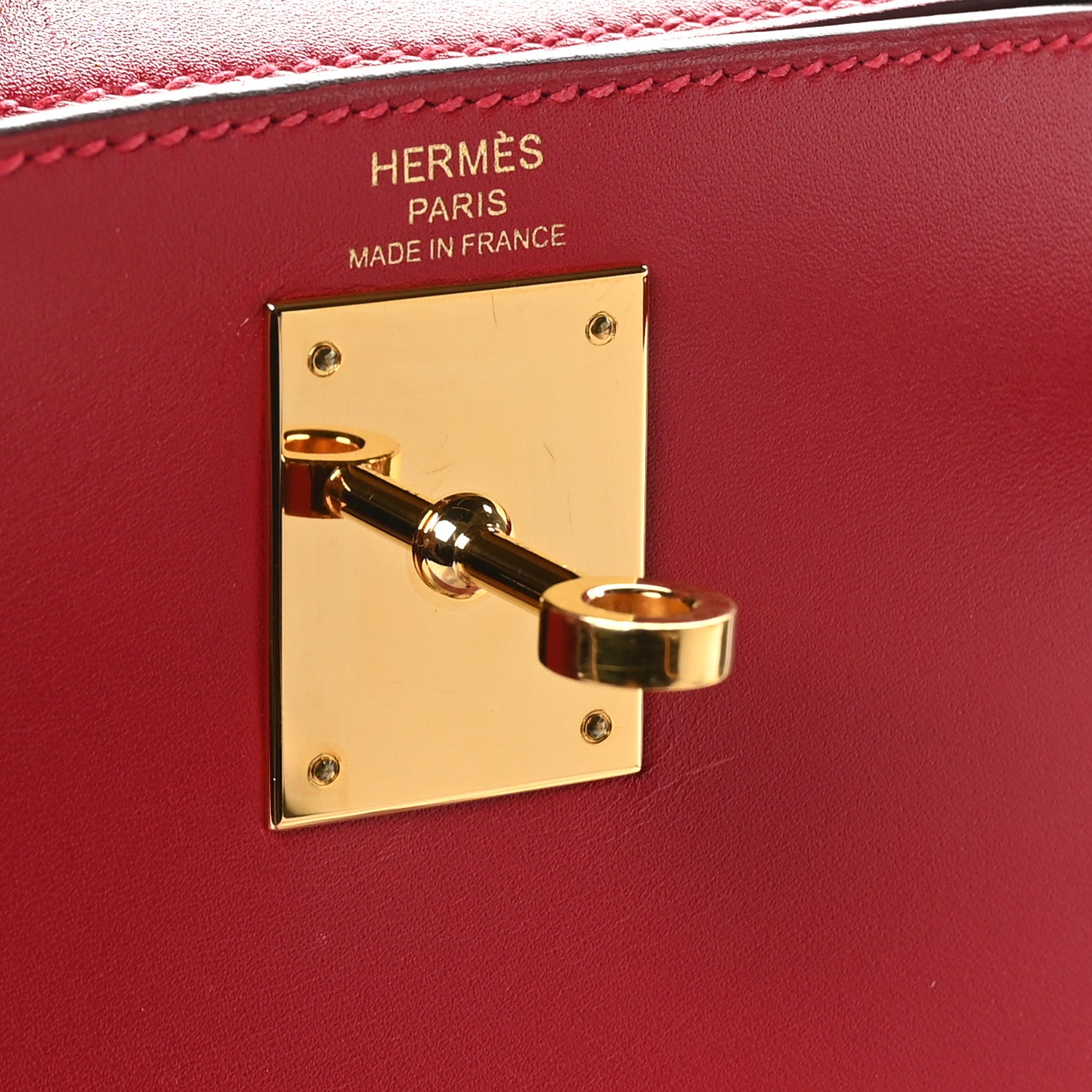Hermes Tadelakt Kelly Sellier 28 Rouge Vif 6 of 11