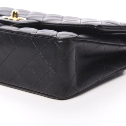 Chanel Lambskin Quilted Medium Double Flap Black 9 of 11
