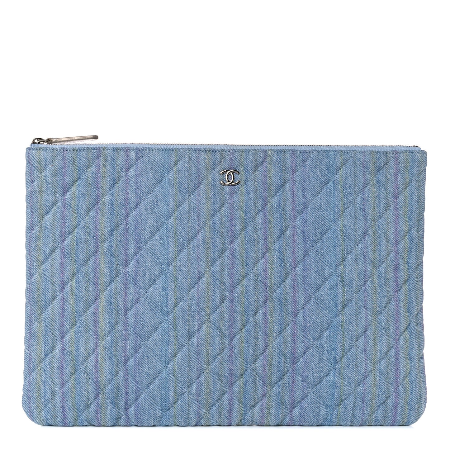 Denim Medium Cosmetic Case Blue