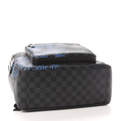 Louis Vuitton Damier Graphite Rope Josh Backpack Blue 3 of 10